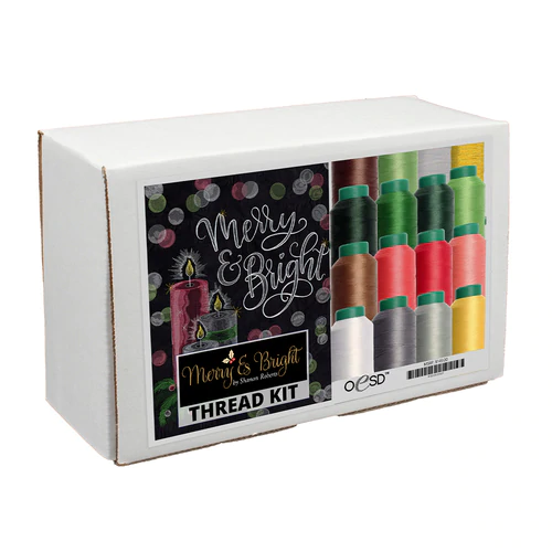 OESD Merry & Bright Embroidery Thread kit ISC90009KIT OR ISWG90009KIT
