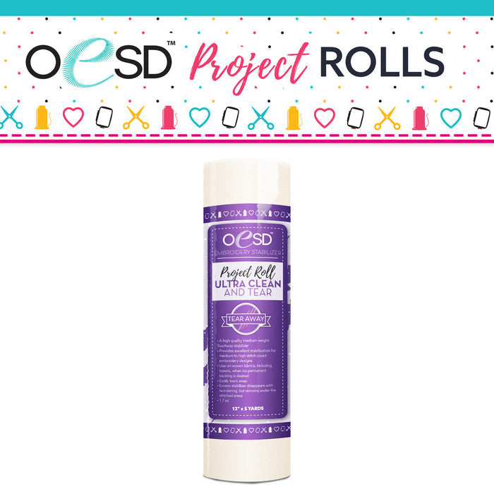OESD Stabilizer Ultra Clean and Tear (Various Sizes)