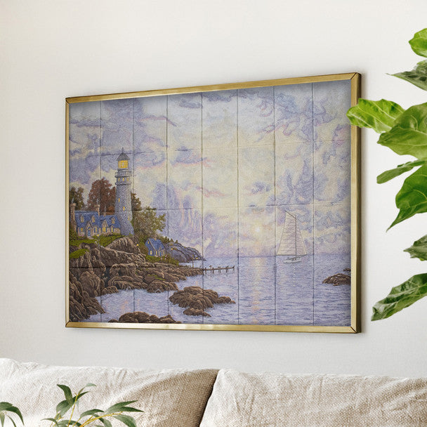 OESD Thomas Kinkade The Sea of Tranquility Tiling Scene Embroidery Design 80399USB PHYSICAL OR DIGITAL DOWNLOAD