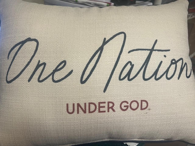 One Nation Under God Pillow