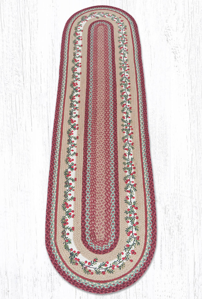 OP-390 Cranberries Oval Rug