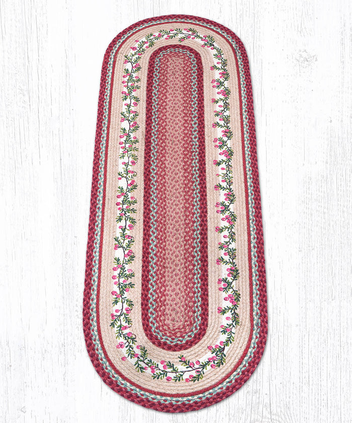 OP-390 Cranberries Oval Rug