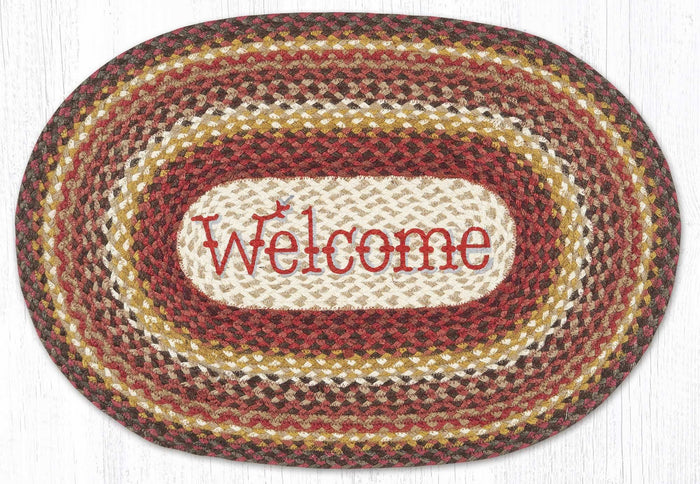 OP-780 Welcome Oval Rug