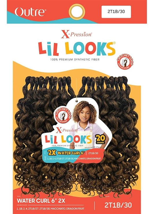 OUTRE Xrpession Lil Looks 2X Water Curl Braids 6"