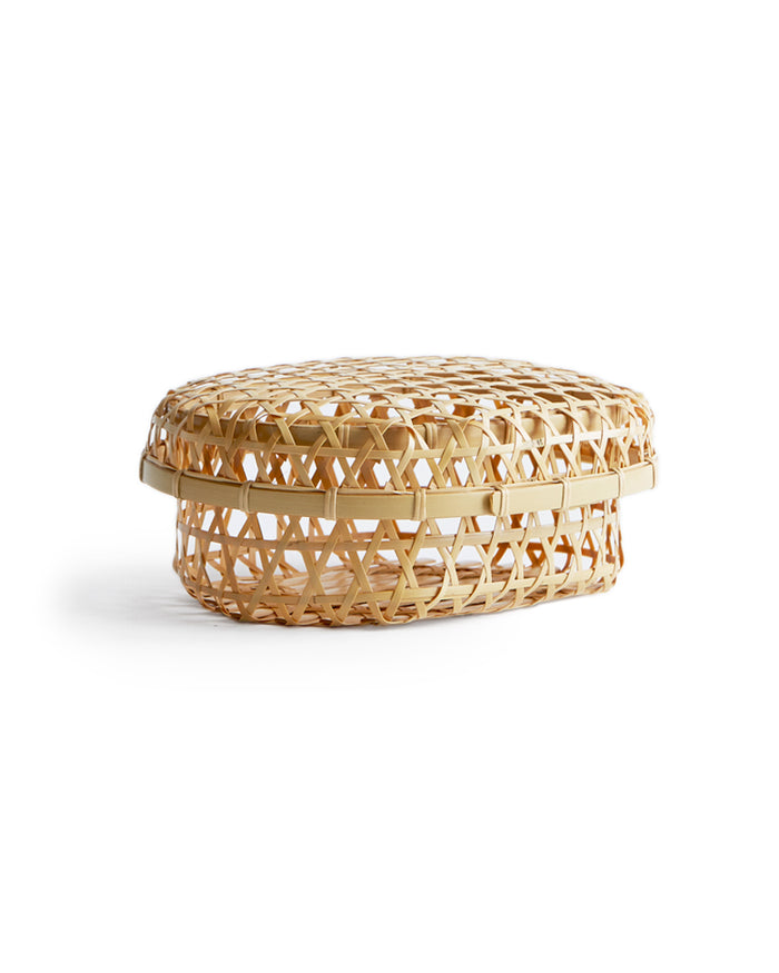 Oval Lidded Basket (OUT OF STOCK)
