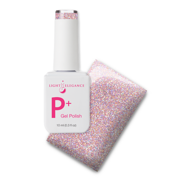 Over the Moon ~ P+ Glitter Gel Polish | Light Elegance
