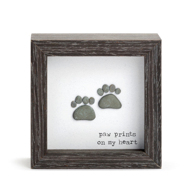 Paw Prints Shadowbox