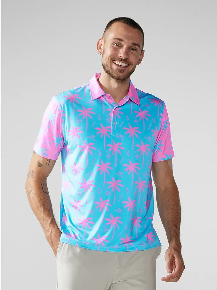 Performance Polo (Electric Slide) - Image 1 - Chubbies Shorts