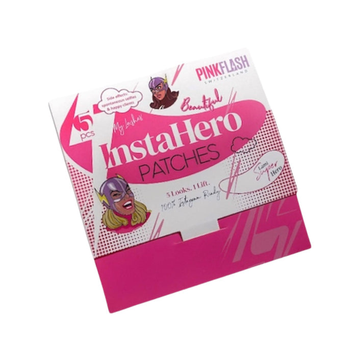 Pink Flash InstaHero Patches 5 Pairs