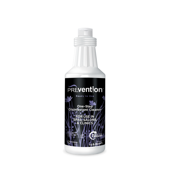 PREvention One-Step Disinfectant Cleaner - Ready to Use - 32 oz-BASICS, Prep Products-Gel Essentialz-Bottle only-Gel Essentialz