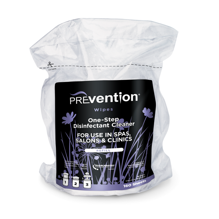 PREvention One-Step Disinfectant Refill Wipes-BASICS, Prep Products-Gel Essentialz-Gel Essentialz