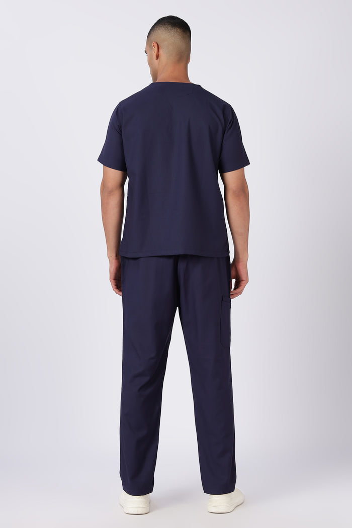 Prime - Men's V-Neck Scrub - 7 Pocket - Navy