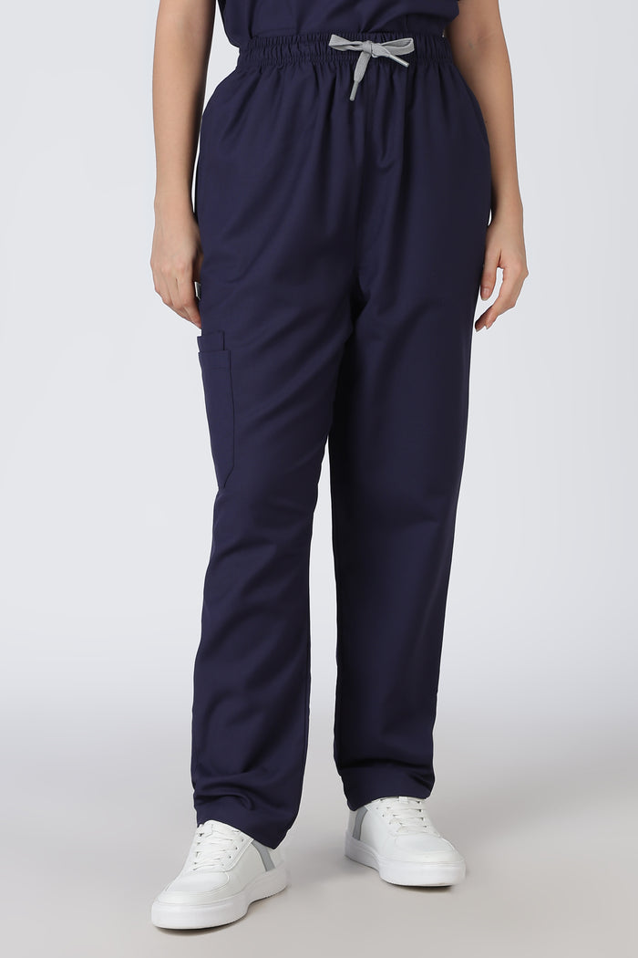 Prime – Women's V-Neck Scrub - 7 Pocket - Navy