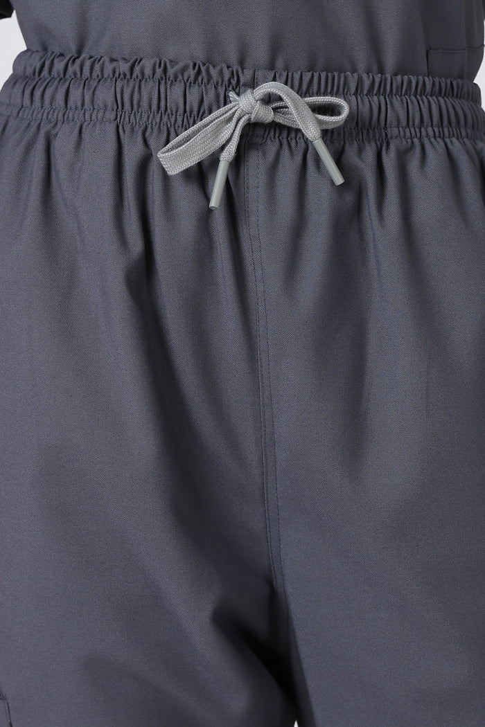 Prime – Women's V-Neck Scrub - 7 Pocket - Steel Grey