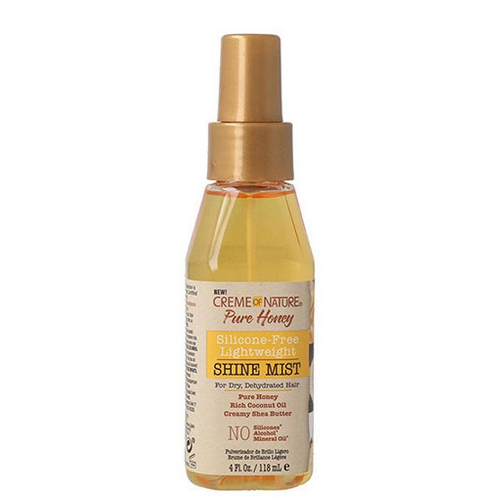 Pure Honey Silicone-Free Lightweight Shine Mist 4oz by CREME OF NATURE