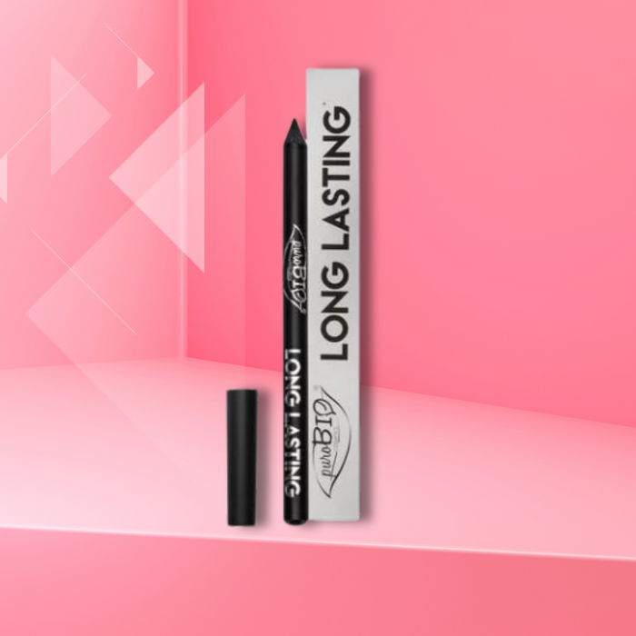 PUROBIO COSMETICS - LONG LASTING EYELINER - MAT BLACK 01