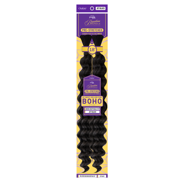 Purple Pack Brazilian Bundle Pre-Stretched Dominican Curl Bulk