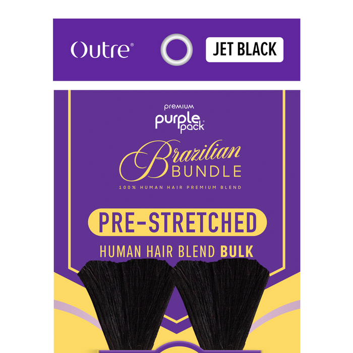 Purple Pack Brazilian Bundle Pre-Stretched Dominican Curl Bulk