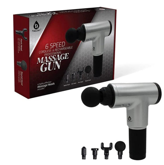 Pursonic  6 Speed Pro Rechargeable Massage Gun # MG975 - Palms Fashion Inc.
