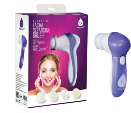 Pursonic Facial Cleansing Brush and Massager Combo Kit - Palms Fashion Inc.