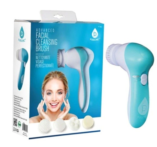 Pursonic Facial Cleansing Brush and Massager Combo Kit - Palms Fashion Inc.