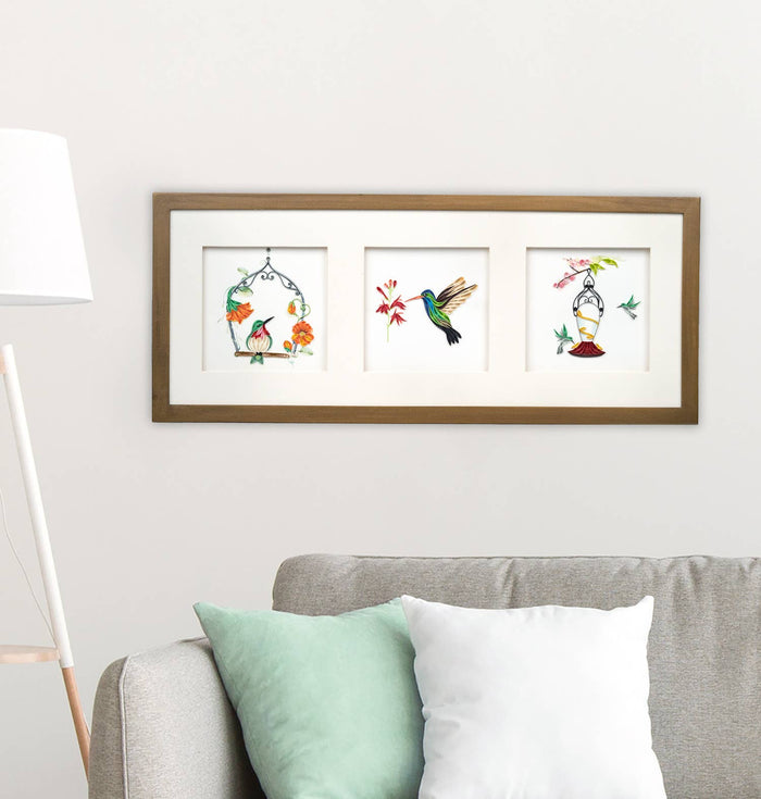 Quilling Card - Broad-billed Hummingbird