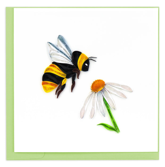 Quilling Card - Bumble Bee