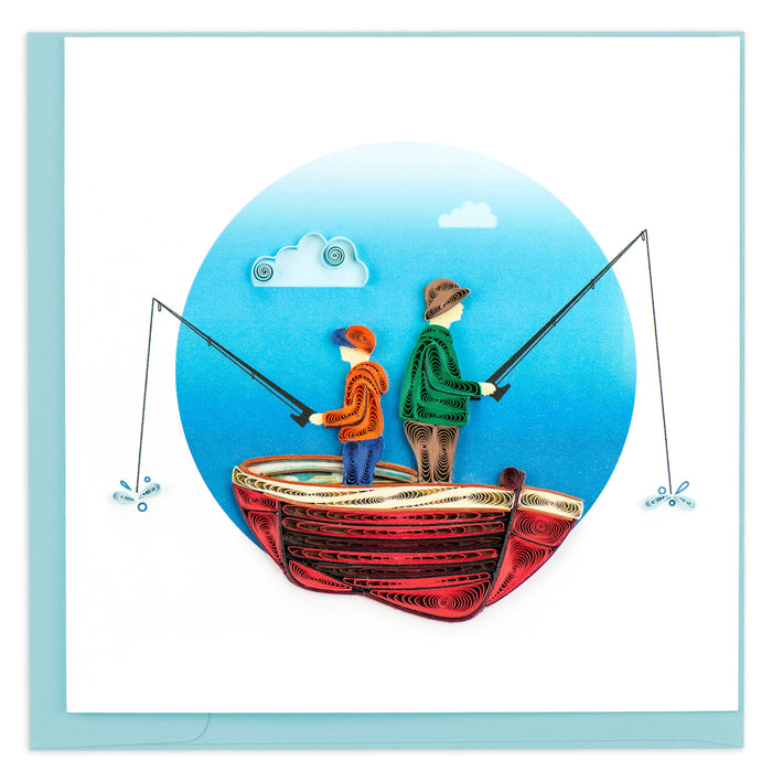 Quilling Card - Father's Day Fishing Card