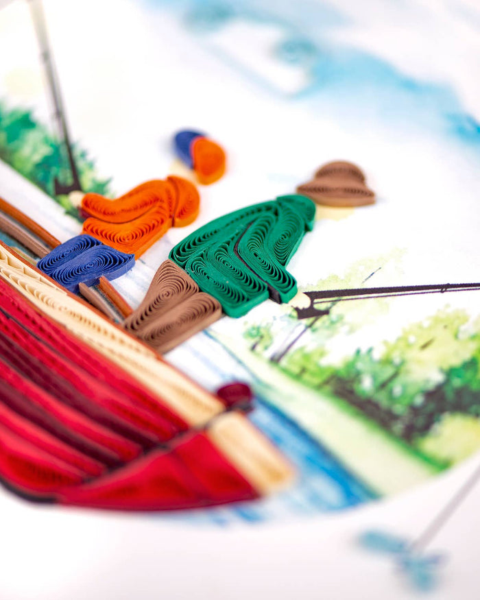 Quilling Card - Father's Day Fishing Card