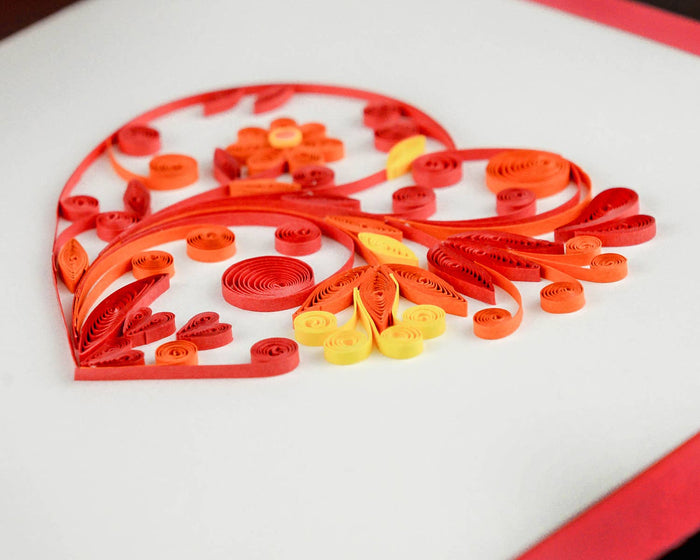 Quilling Card - Heart