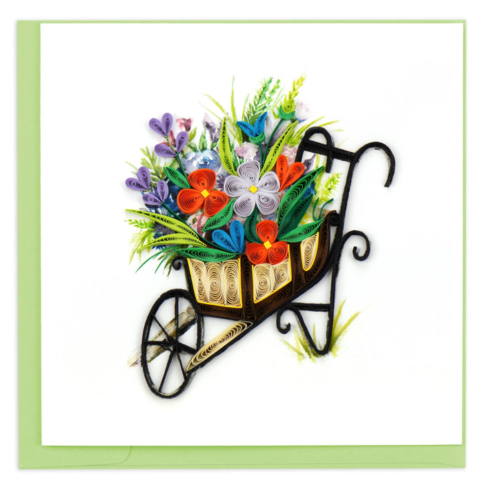 Quilling Card - Wheelbarrow