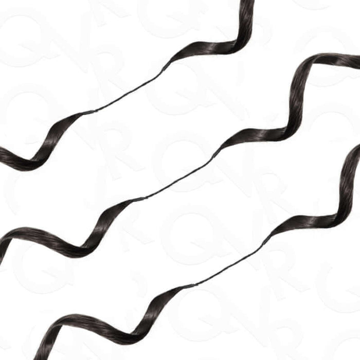 Honey blonde crochet hair extensions in body wave texture, showcasing 100% human hair quality for versatile styling and dyeing.
