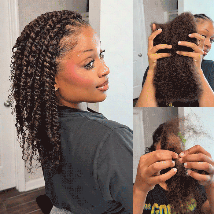 qvr afro kinky bulk human hair for dreadlocks style 4c hair shop now