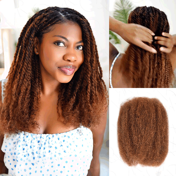 Mix #4/30 / 3 Packs (Full Head) / 10''