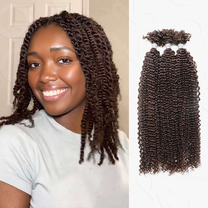 Dark Brown #4 / 3 Packs (Full Head) / 10''