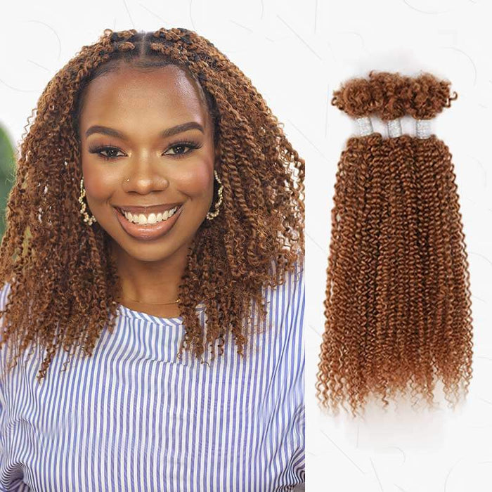 Auburn Brown #30 / 3 Packs (Full Head) / 10''