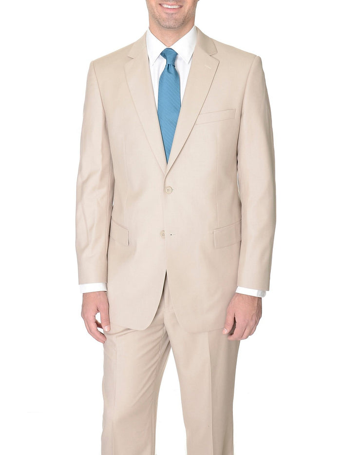 Raphael Raphael Mens Tan Regular Fit Blazer