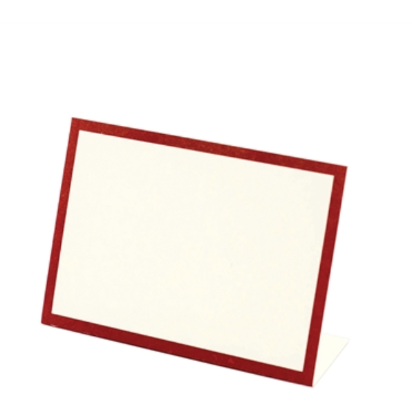 red Frame:  place cards