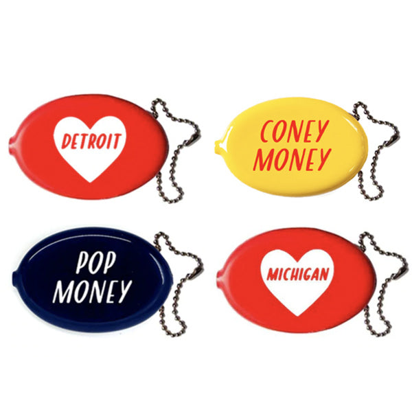 Retro Coin Pouch - City Bird