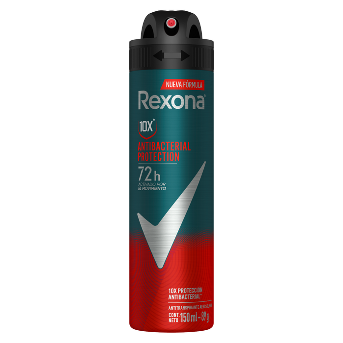 Rexona Men Antibacterial Protection Antitranspirante Aerosol (Imported )(UI) 150ml