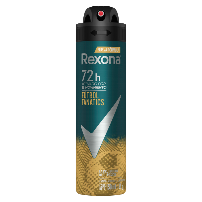 Rexona Men Futbol Fanatics Antitranspirante Aerosol (Imported )(UI) 150ml