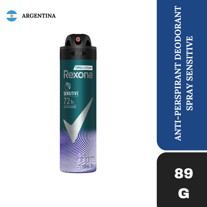Rexona Men Sensitive Antitranspirante Aerosol (Imported )(UI) 150ml