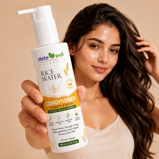Rice Water Conditioner for Hair Strengthening & Deep Nourishment | Frizz Control for Dry & Damaged Hair | 200ml