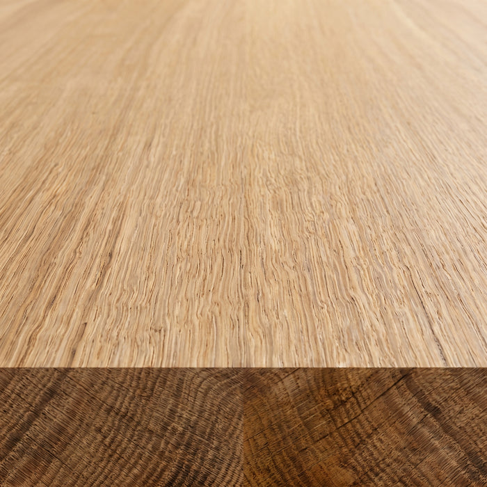 Rift Sawn White Oak Tread - Round Edge