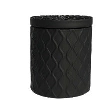 Ripples Candle Vessel - Black