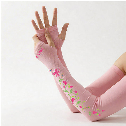 Rise Above Arm Sleeves for Women - Pink
