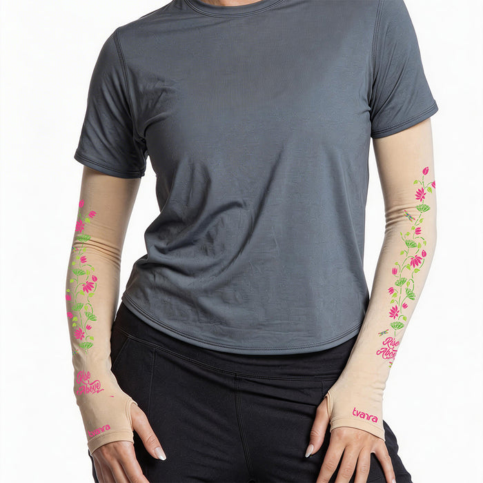 Rise Above Arm Sleeves for Women - Skin