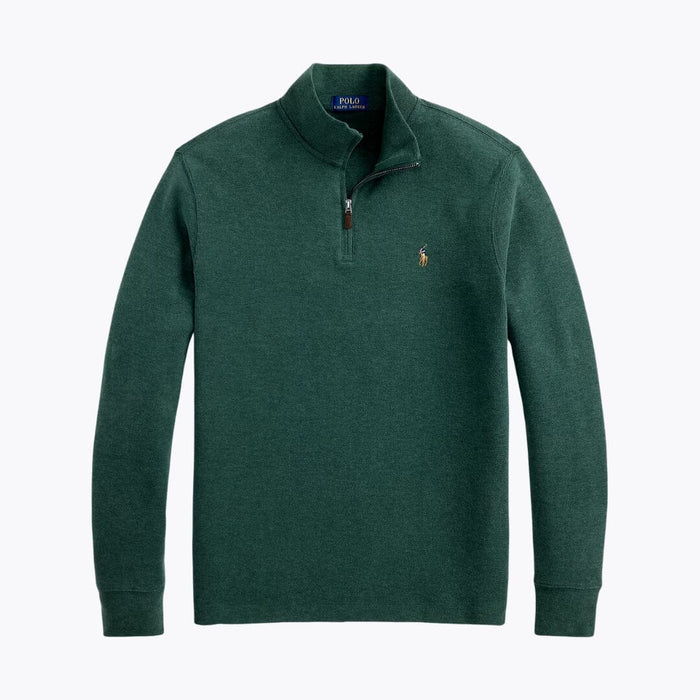 RL Estate-Rib Quarter-Zip Pullover