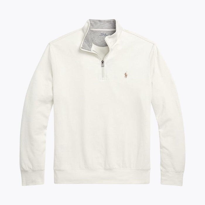 RL Luxury Jersey Quarter-Zip Pullover