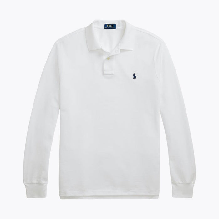 RL Mesh Long-Sleeve Polo Shirt